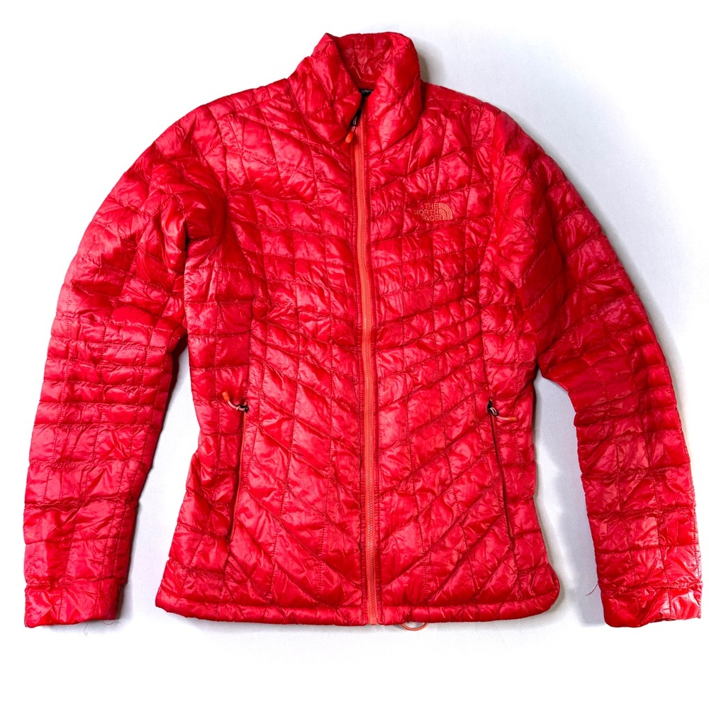 The North Face Thermoball Packable Red Quilted Jacket/ XS